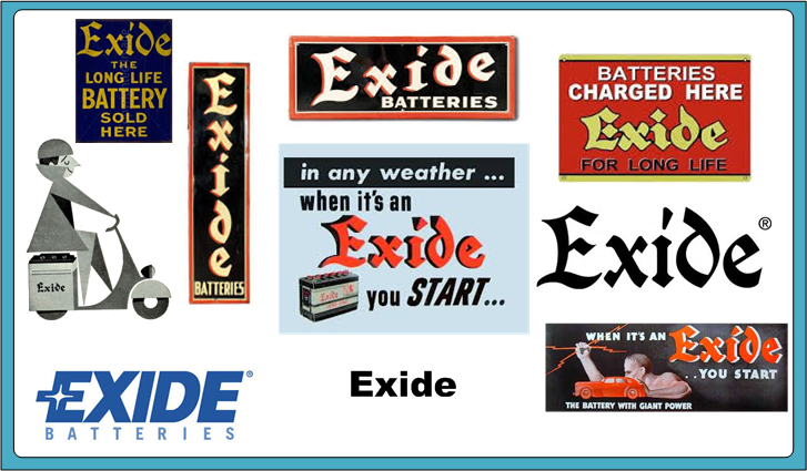 Exide Ad and Poster Collection