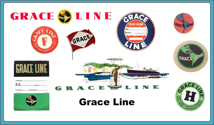 Grace Line Poster and Ad Collection