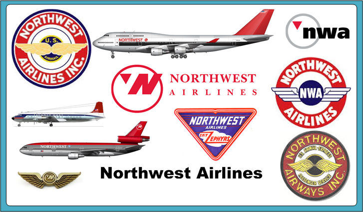Northwest Airlines Poster and Ad Collection