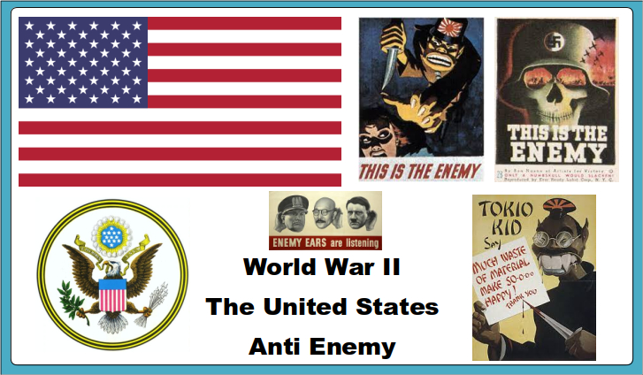 USA WW2 Anti Enemy Propaganda Collection