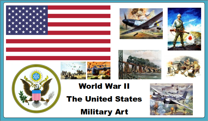USA WW2 Military Art Collection