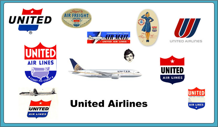 United Airlines Poster and Ad Collection
