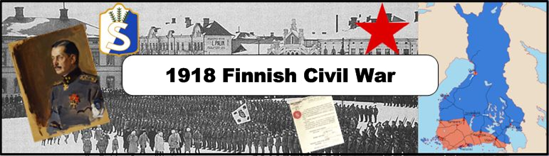 1918 Finnish Civil War Propaganda Poster and Military Art Collection