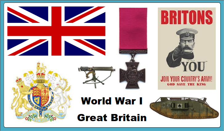 Great Britain WW1 Propaganda and Military Art Collection