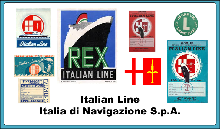 Italian Line Poster and Ad Collection