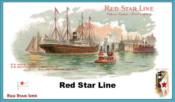 Red Star Line Poster and Ad Collection