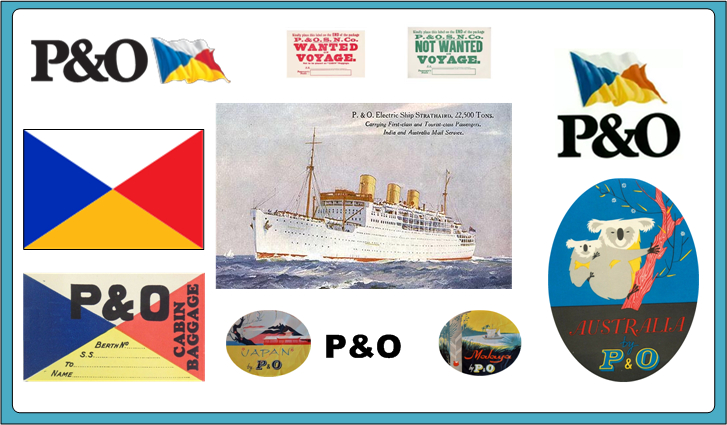 P&O Poster and Ad Collection
