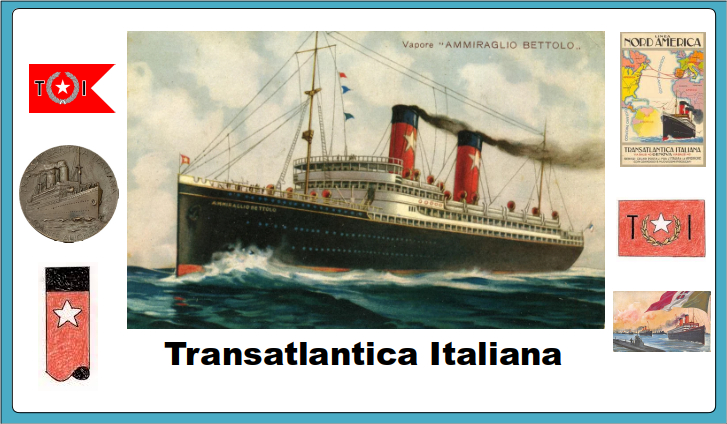 Transatlantica Italiana Poster and Ad Collection