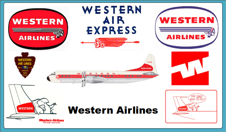 Western Airlines Poster and Ad Collection