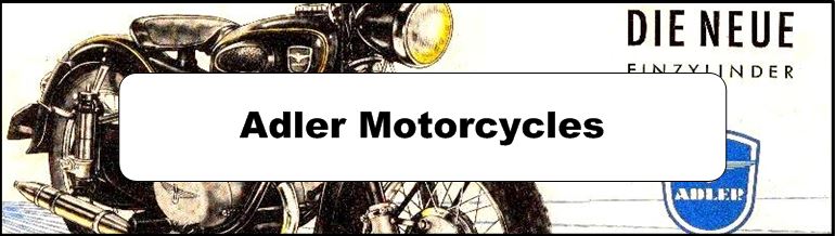 Adler Motorcycles Ad and Poster Collection