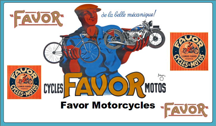 Favor Motorcycles Ad and Poster Collection