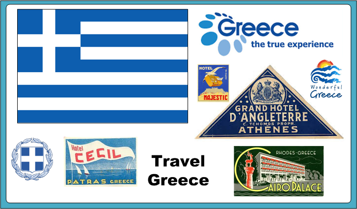 Greece Travel Poster and Ad Collection