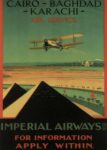 1926 Cairo - Baghdad - Karachi - Air Service. Imperial Airways
