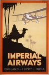 1927 Imperial Airways. England - Egypt - India