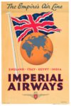 1930 The Empires Air Line. England - Italy - Egypt - India. Imperial Airways