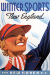 1937 Winter Sports New England. The New Haven R.R.