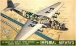 1938 An Ensign Air Liner For Empire Services. 2 Decks . 200 M.P.H. 20 Tons. Imperial Airways