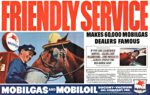 1938 Friendly Service. Mobilgas and Mobiloil