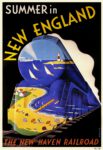 1938 Summer in New England. The New Haven Railroad