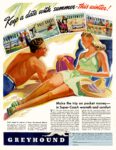 1941 Keep a date with summer - this winter! Greyhound