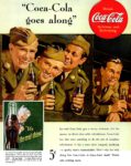 1942 'Coca-Cola goes along'