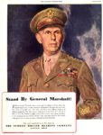 1943 Stand By General Marshall! War Bond