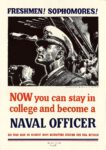 1944 Freshmen! Sophomores! Now you can stay in college and become a Naval Officer