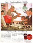 1944 Have a Coca-Cola = Howdy, Neighbor ... or greeting friends at home and abroad