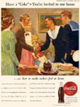 1944 Have a 'Coke' = You're invited to our house ... or how to make sailors feel at home. Coca-Cola
