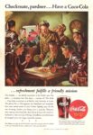 1945 Checkmate, pardner... Have a Coca-Cola ... refreshment fulfills a friendly mission