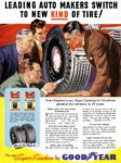 1948 Leading Auto Makers Switch To New Kind Of Tire! The New Super cushion by GoodYear