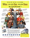 1951 Relax - as you See - as you Save by Greyhound!
