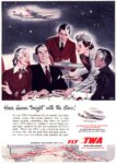 1952 Have dinner tonight with the stars! Fly TWA