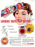 1953 Luckies Taste Better. Lucky Strike