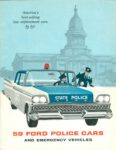 1959 Ford Police Car Brochure. America's best-selling law enforcement cars by far