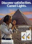 1980 Discover satisfaction. Camel Lights