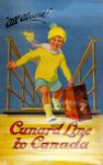 1930 'All Aboard!' Cunard Line to Canada