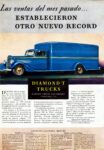 1934 Diamond T Truck with Van Body, Export Ad