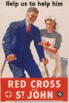 1940 Help us to help him. Red Cross and St. John