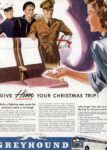 1942 Give Him Your Christmas Trip! Greyhound