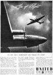 1942 In The Free Tomorrow For Which We Fight. United Air Lines