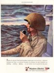 1943 Every branch of the Armed Services use the telephone. No 6. of a series, Coast Guard. Western Electric