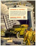 1944 Autocar Trucks. Gangway for Victory!