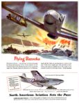 1944 Flying Bazooka. North American Aviation Sets the Pace