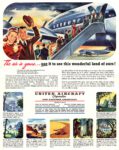 1949 The air is yours... use it to see this wonderful land of ours! United Aircraft Corporation