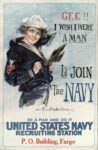 1917 Gee!! I Wish I Were A Man. I'd Join The Navy