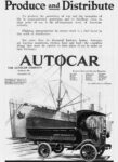1918 Autocar Express Truck. Produce and Distribute