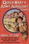 1918 Queen Mary's Army Auxilliary Corps. Enrol To-Day