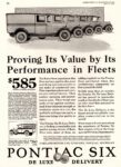 1927 Pontiac Six De Luxe Delivery. Proving Its Value by Its Performance in Fleets