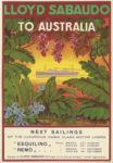 1932 Lloyd Sabaudo To Australia. Esquilino & Remo